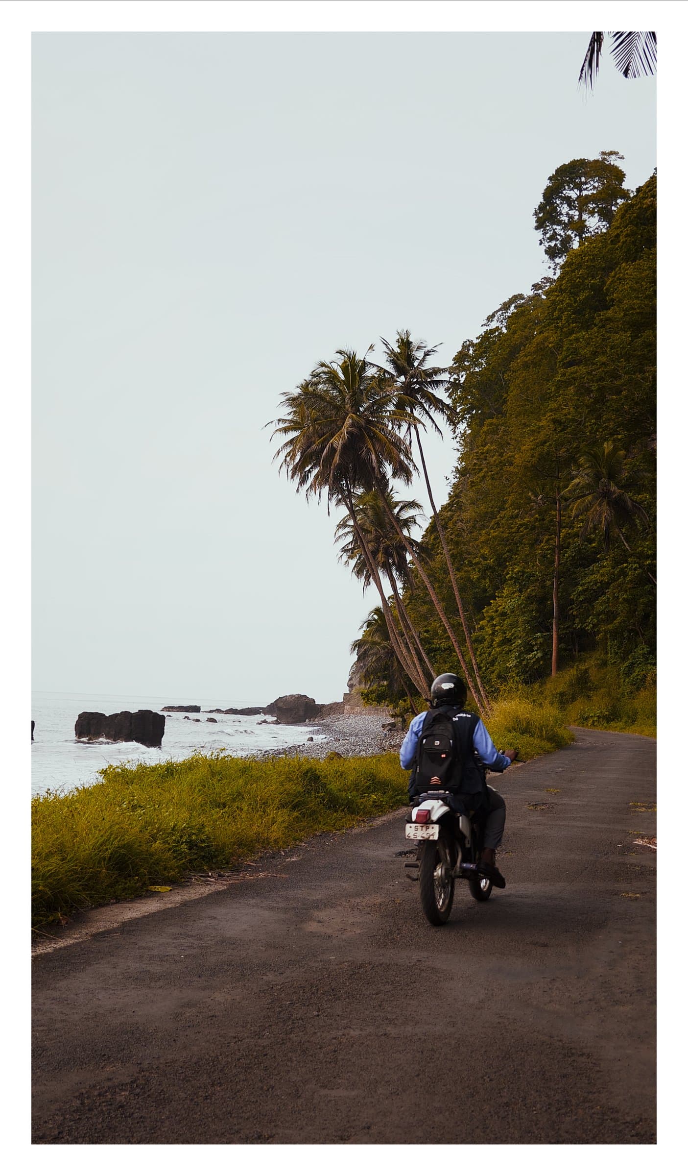 Digital photograph from the volcanic equatorial island of São Tomé, shot on a Sigma BF.