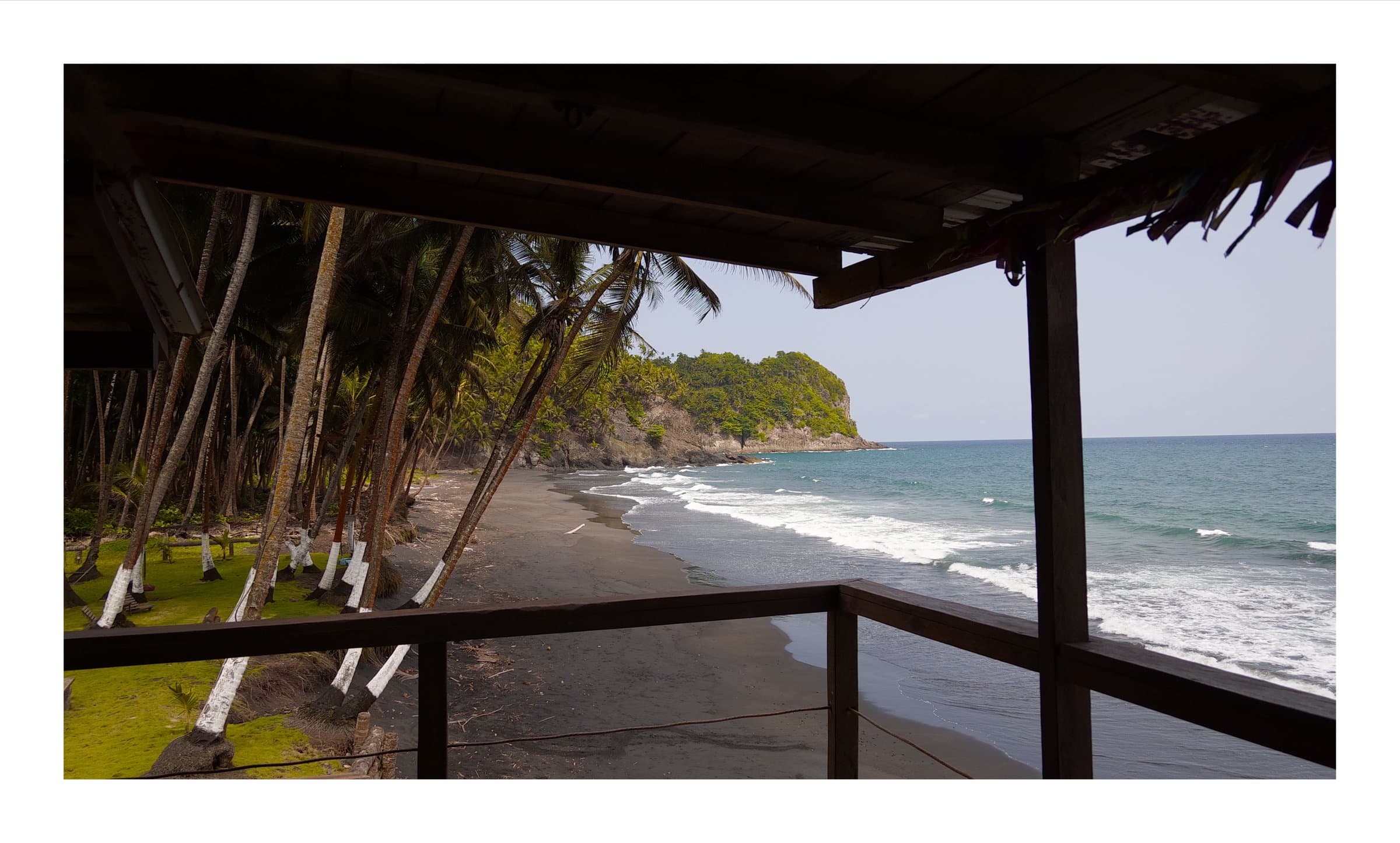 Digital photograph from the volcanic equatorial island of São Tomé, shot on a Sigma BF.