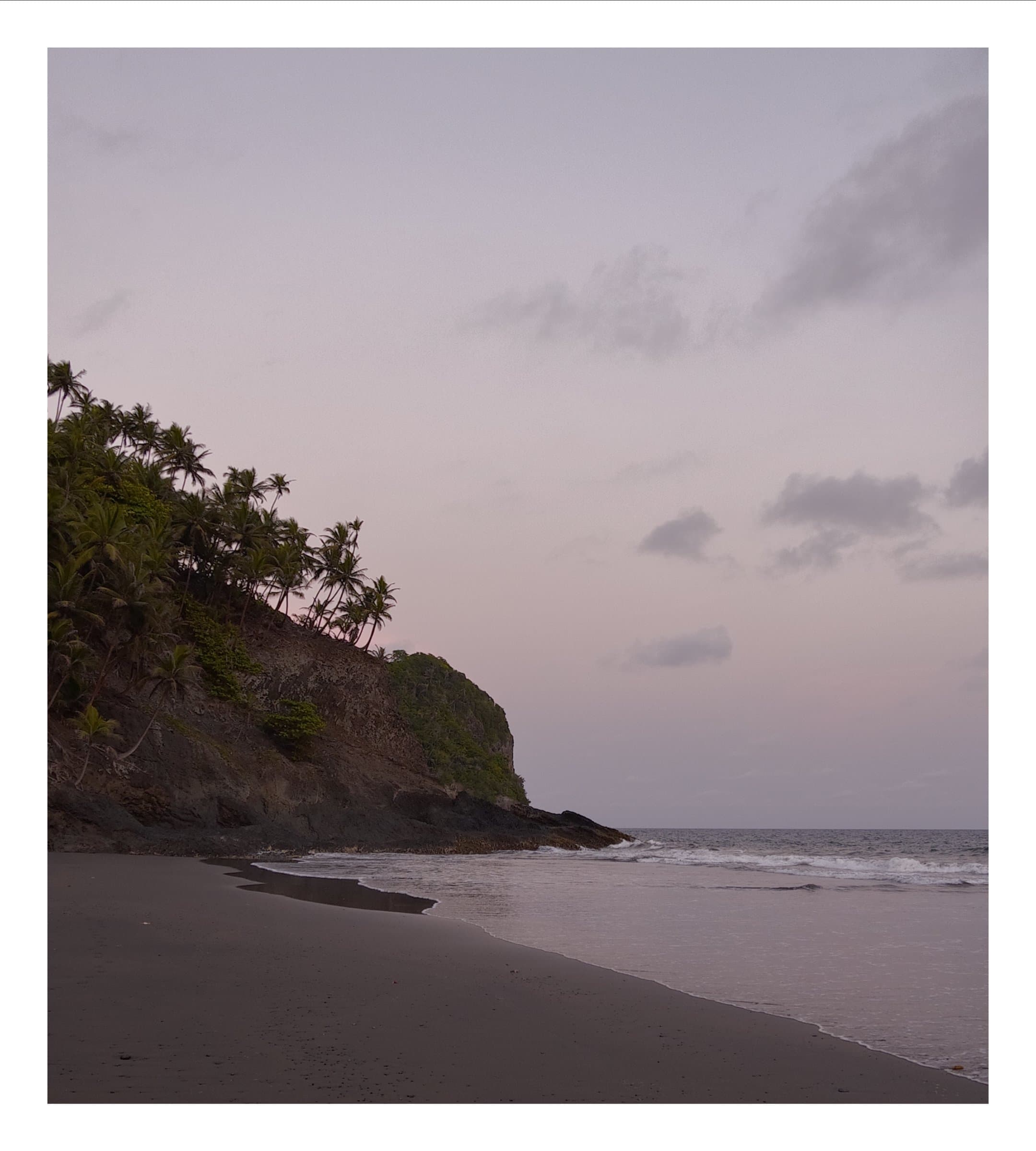 Digital photograph from the volcanic equatorial island of São Tomé, shot on a Sigma BF.