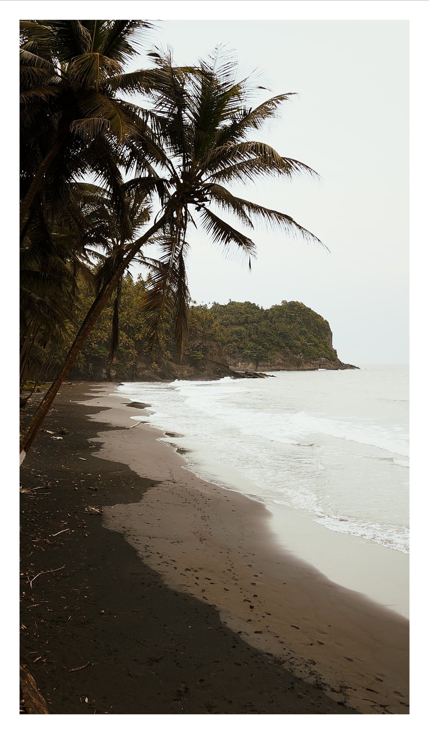 Digital photograph from the volcanic equatorial island of São Tomé, shot on a Sigma BF.
