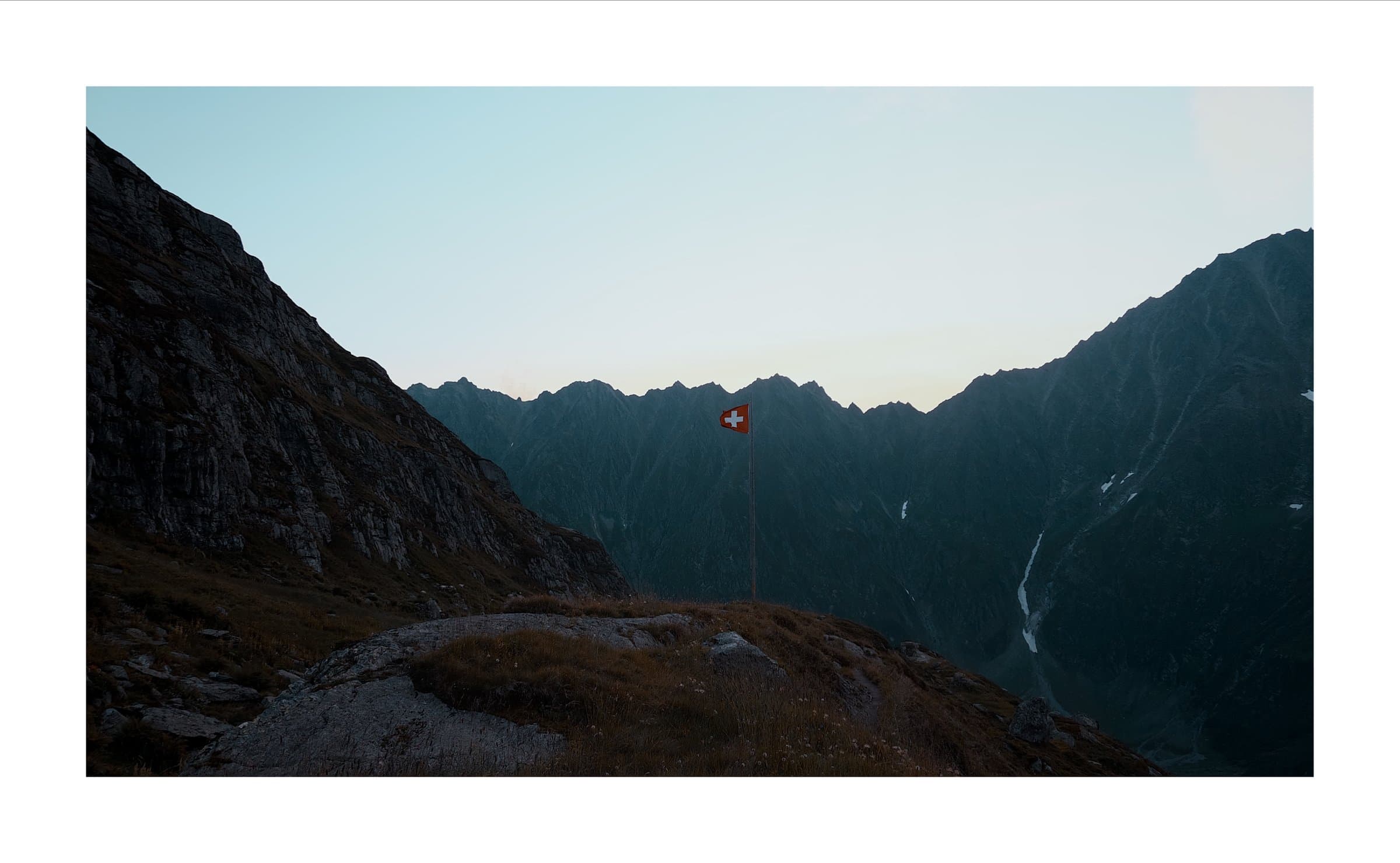 Digital photograph from the Swiss Alps, shot on a Sigma BF.