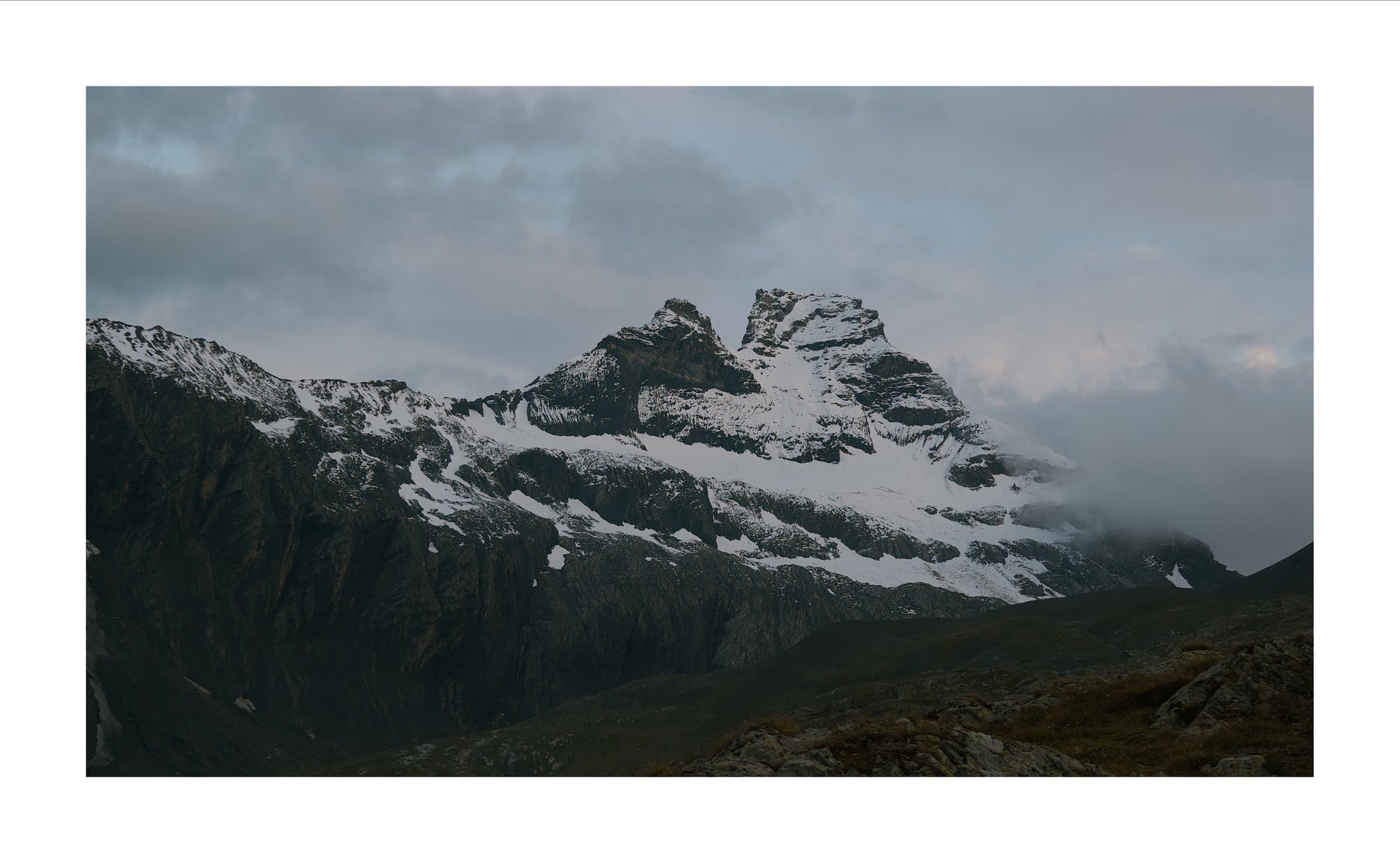 Digital photograph from the Swiss Alps, shot on a Sigma BF.