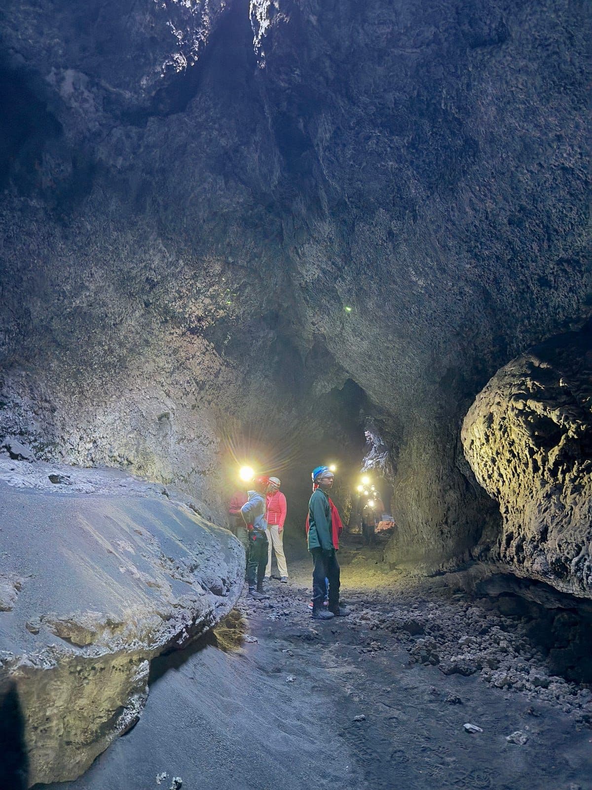 The stairs leading down to the lava tunnel and the video inside the tunnel were great. While some sections require you to squat low, you don’t need to crawl. It’s quite impressive to explore (with your guide).