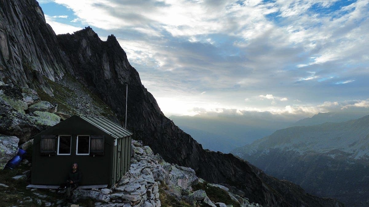 Drone Selfies outside the hut :)