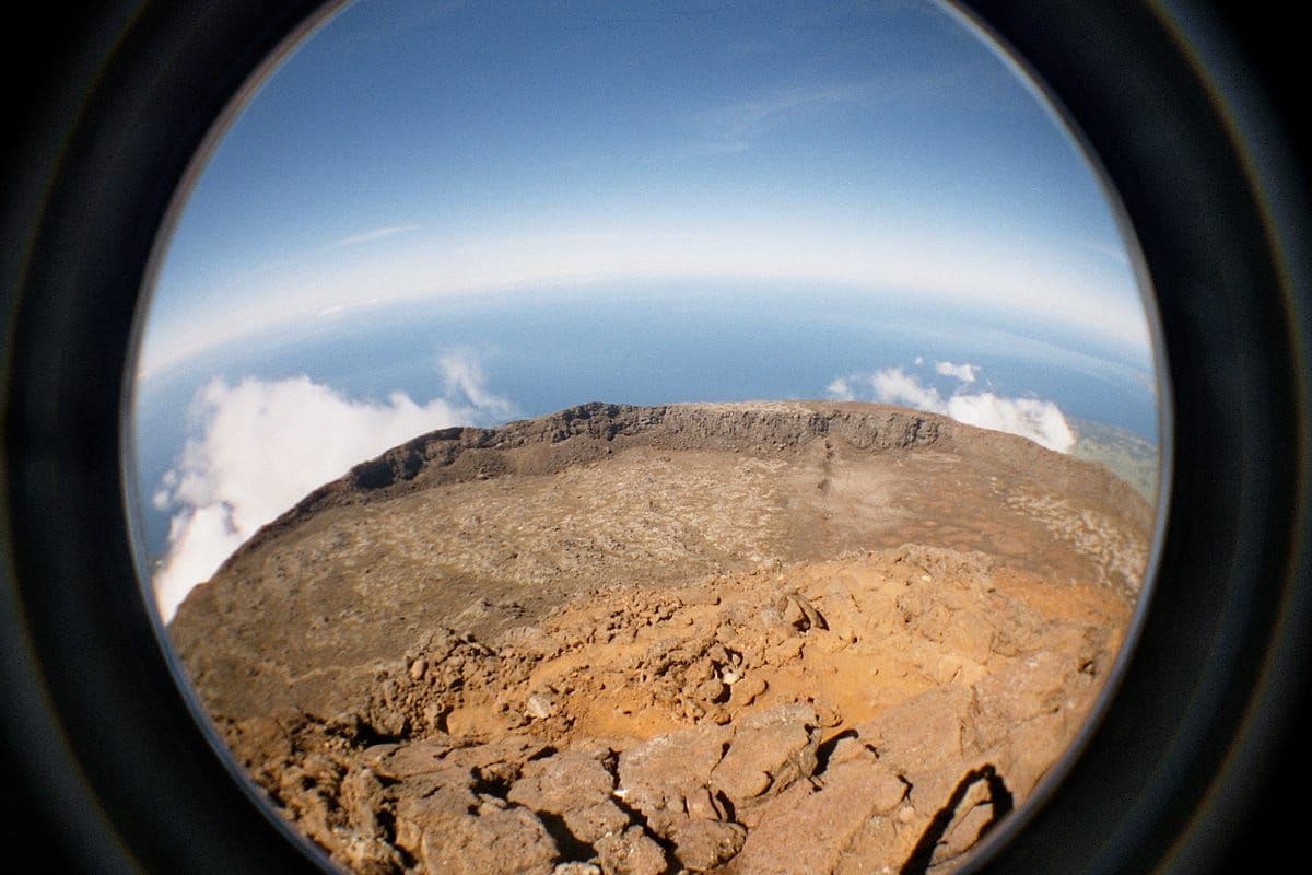 The tip of pico, getting up past this point requires a bit of a scramble