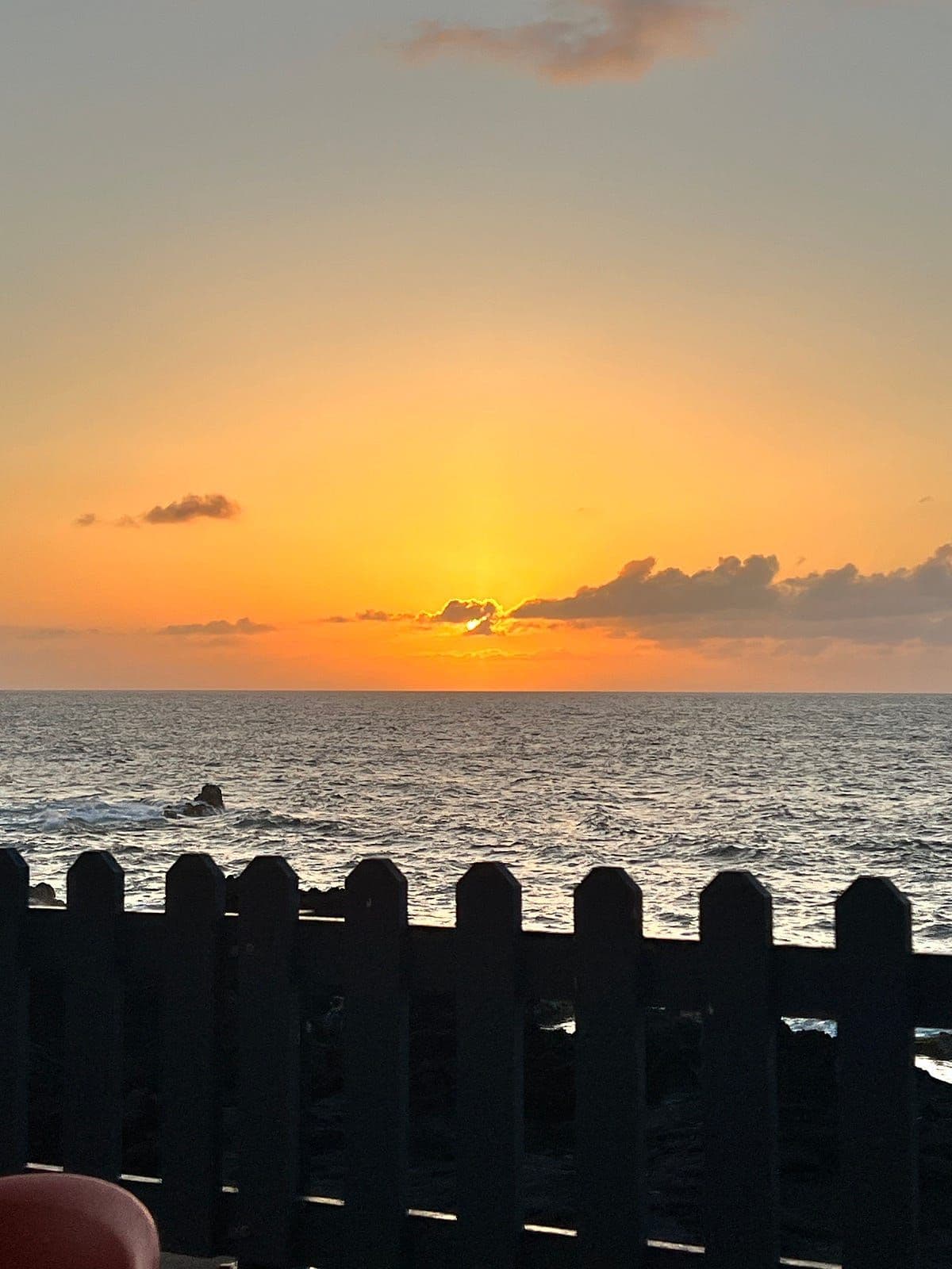 Sunset views from Piscina, the best views